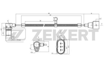 Датчик импульсов ZEKKERT SE-4046 для SEAT EXEO