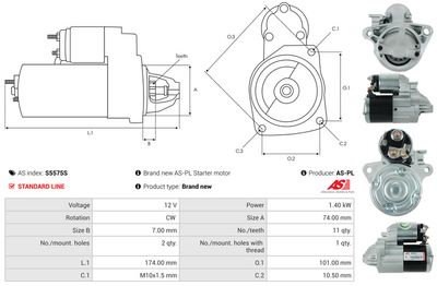 STARTER AS-PL S5575S 4