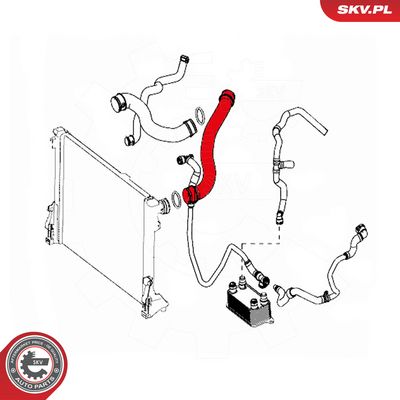 Hadica chladenia ESEN SKV 43SKV735