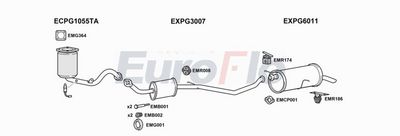 Układ wydechowy EUROFLO CNC4164001C