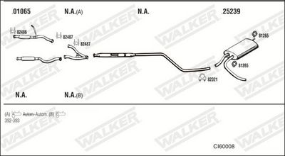 Изпускателна система WALKER CI60008
