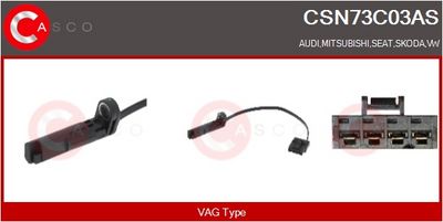 SENZOR IMPULSURI ARBORE COTIT CASCO CSN73C03AS