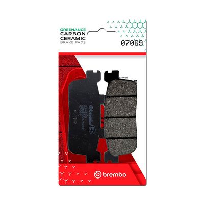 Brake pads Achter, beoogd gebruik: scooters, materiaal: keramisch / koolstof-CC, 35,7x93,6x10mm
