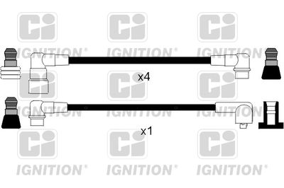 Комплект проводов зажигания QUINTON HAZELL XC851 для VOLVO 480