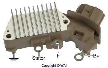 Régulateur d'alternateur WAI — 12V, 6,5cm