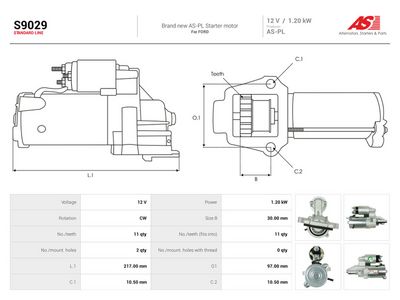 Starter AS-PL S9029