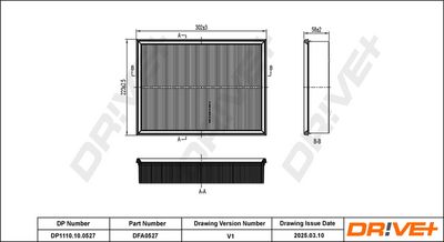 LUFTFILTER DR!VE+ DP1110100527 0