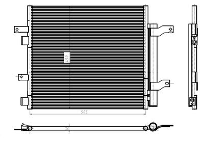 NRF 350388 Радиатор кондиционера  для JAGUAR XK (Ягуар Xk)