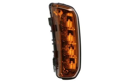 Controlelampje, zijkant Rechts (kleur van het glas: oranje, LED)