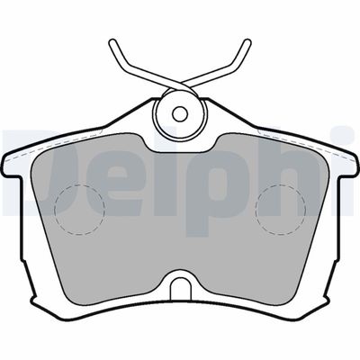 Brake Pad Set, disc brake LP1626