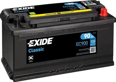 Стартерная аккумуляторная батарея EXIDE EC900 для RENAULT MASTER