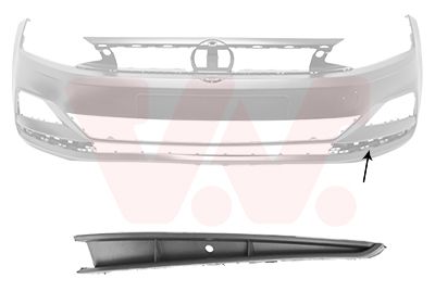 Решетка вентилятора, буфер VAN WEZEL 5751595