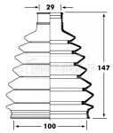 Bellow, drive shaft Borg & Beck BCB2362