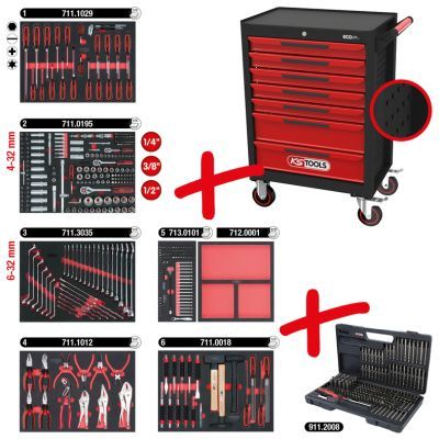 Dielenský vozík KS TOOLS 897.7598