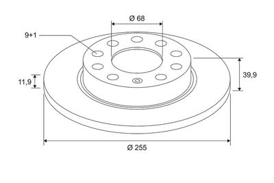 BREMSSCHEIBE VALEO 672648 2