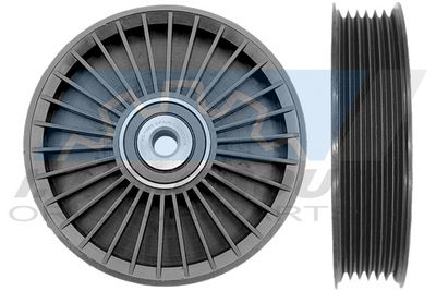 Deflection/guide pulley, v-ribbed belt
