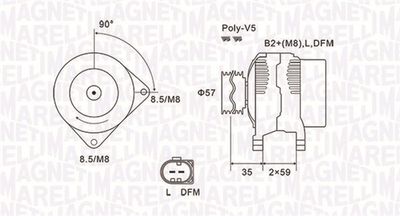 Generator MAGNETI MARELLI 063731675010