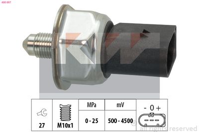 SENSOR KRAFTSTOFFDRUCK KW 480097