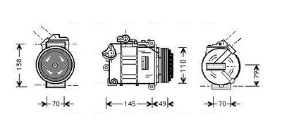 COMPRESOR CLIMATIZARE AVA QUALITY COOLING BWAK017