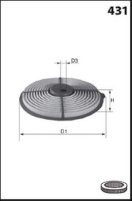 LUFTFILTER LUCAS LFAF340 1