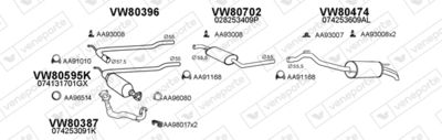 ABGASANLAGE VENEPORTE 800402