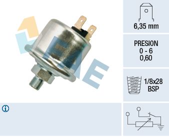 Sensor, oljetryck FAE 14940