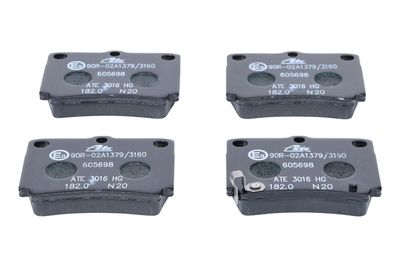 Brake Pad Set, disc brake 13.0460-5698.2