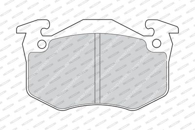 BREMSBELAGSATZ SCHEIBENBREMSE FERODO FDB881 1