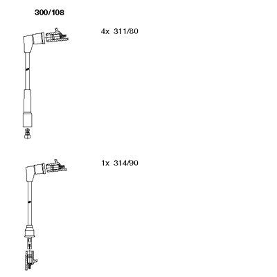 SET CABLAJ APRINDER BREMI 300108