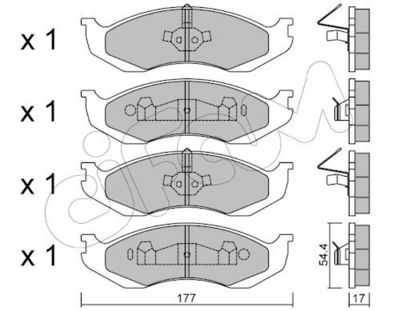 SET PLACUTE FRANA FRANA DISC CIFAM 8222180