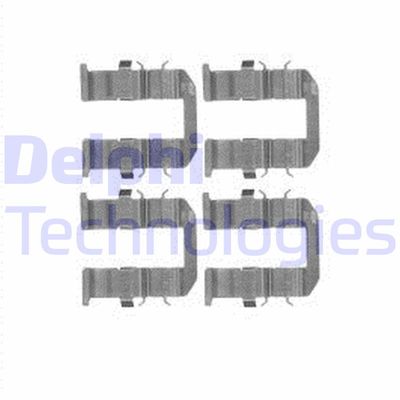 Комплектующие, колодки дискового тормоза DELPHI LX0602 для KIA CARNIVAL