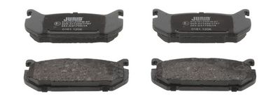 BREMSBELAGSATZ SCHEIBENBREMSE JURID 572161J