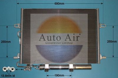 Condenser, air conditioning Auto Air Gloucester 16-8895A