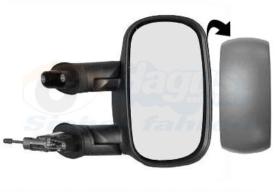 VAN WEZEL 1636804 Наружное зеркало  для FIAT DOBLO (Фиат Добло)