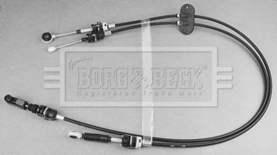 Cable Pull, manual transmission Borg & Beck BKG1049