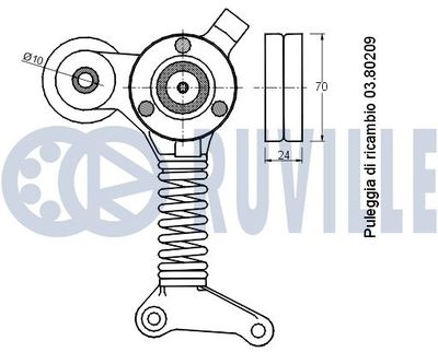 INTINZATOR CUREA CUREA DISTRIBUTIE RUVILLE 541719 1