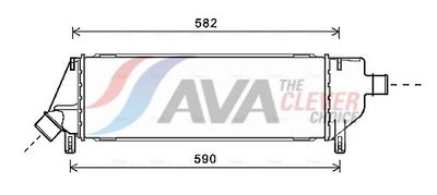 интеркулер (охладител за въздуха на турбината) AVA Clever Choice DNA4360