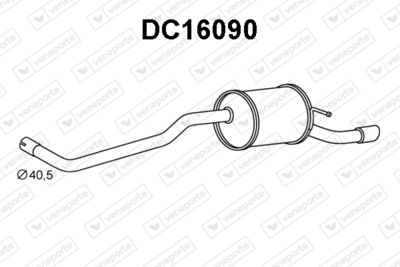 Глушитель выхлопных газов конечный VENEPORTE DC16090 для DACIA SANDERO