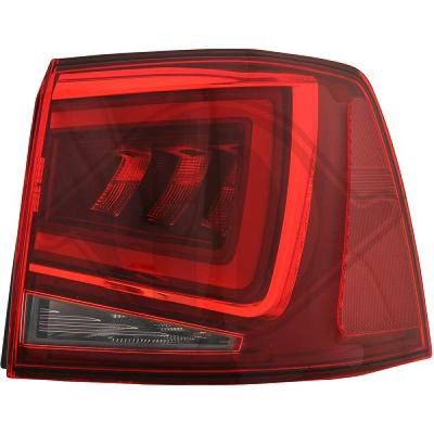 DIEDERICHS 7491190 Задний фонарь для SEAT ALHAMBRA (710, 711) 2.0 TSI