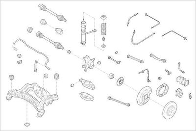 RADAUFHäNGUNG DELPHI OEMERC000007838R