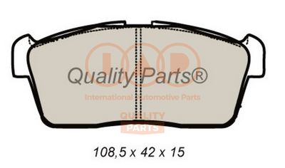 Комплект тормозных колодок, дисковый тормоз IAP QUALITY PARTS 704-16080 для MITSUBISHI i