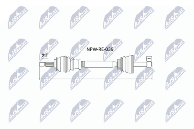 Hnací hřídel NTY NPW-RE-039