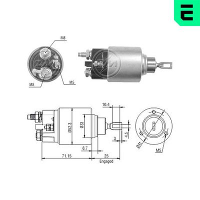 SOLENOID ELECTROMOTOR