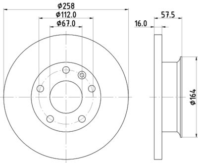 HELLA PAGID 8DD 355 101-341 Тормозные диски для VW TRANSPORTER III Автобус 1.6 TD Syncro HELLA PAGID 8DD 355 101-341 Тормозные диски для VW TRANSPORTER III Автобус 1.6 TD Syncro