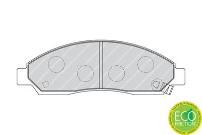 Brake Pad Set, disc brake FDB1816