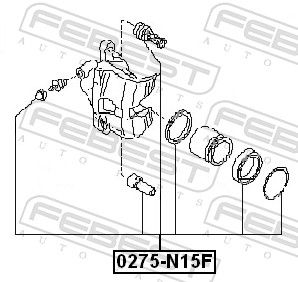 Repair Kit, brake caliper 0275-N15F