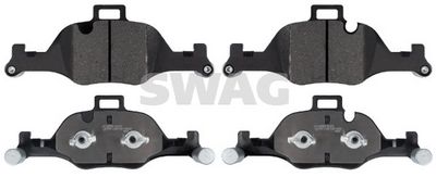 комплект спирачно феродо, дискови спирачки SWAG 33 10 7624