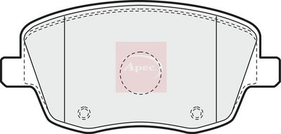 APEC Brake Pad Set, disc brake PAD1178