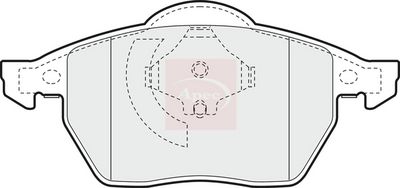 APEC Brake Pad Set, disc brake PAD930