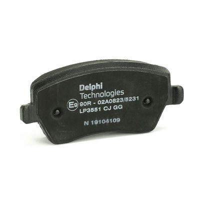 BREMSBELAGSATZ SCHEIBENBREMSE DELPHI LP3551 36